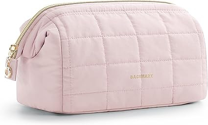 BAGSMART Makeup Bag Travel Toiletry Bag, Puffy Padded Make Up Bags for Women Makeup Organizer Cas... | Amazon (US)