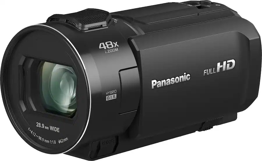 Panasonic - HD 24x Optical Zoom Digital Camcorder - Black | Best Buy U.S.
