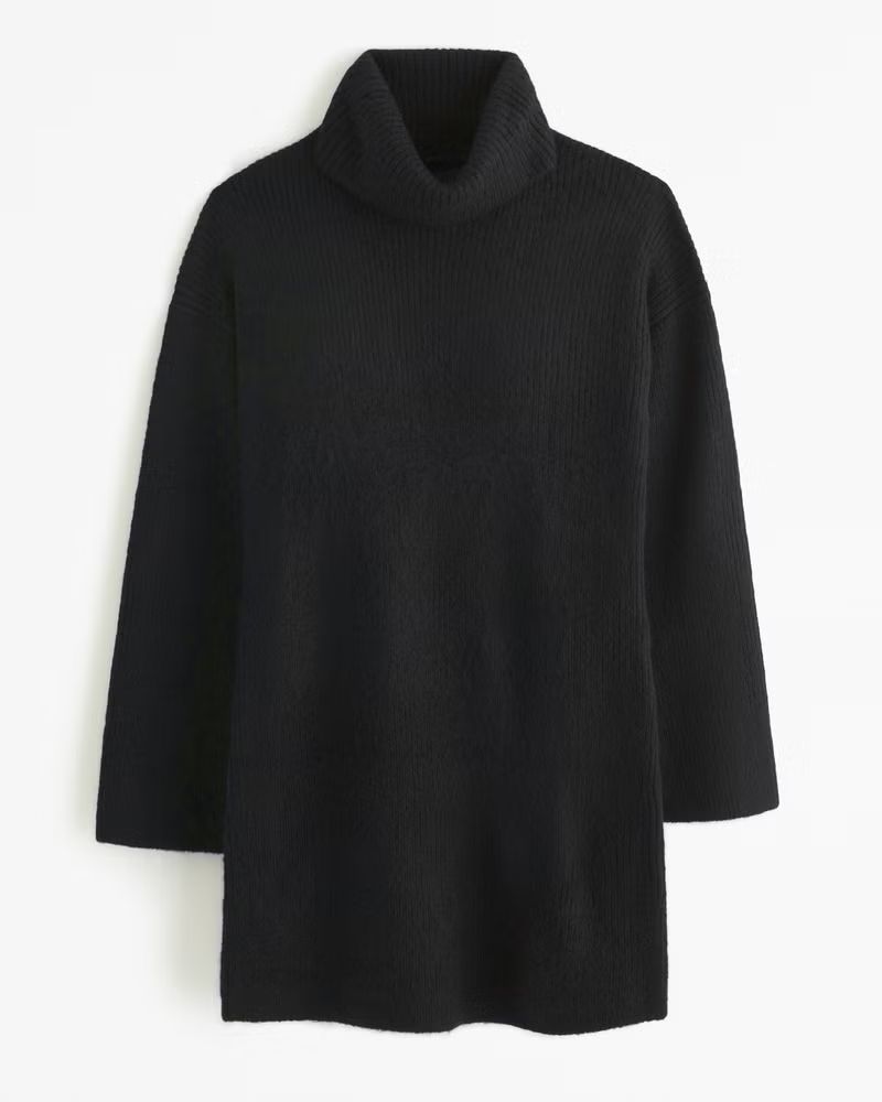 Women's Long-Sleeve Turtleneck Mini Sweater Dress | Women's New Arrivals | Abercrombie.com | Abercrombie & Fitch (UK)
