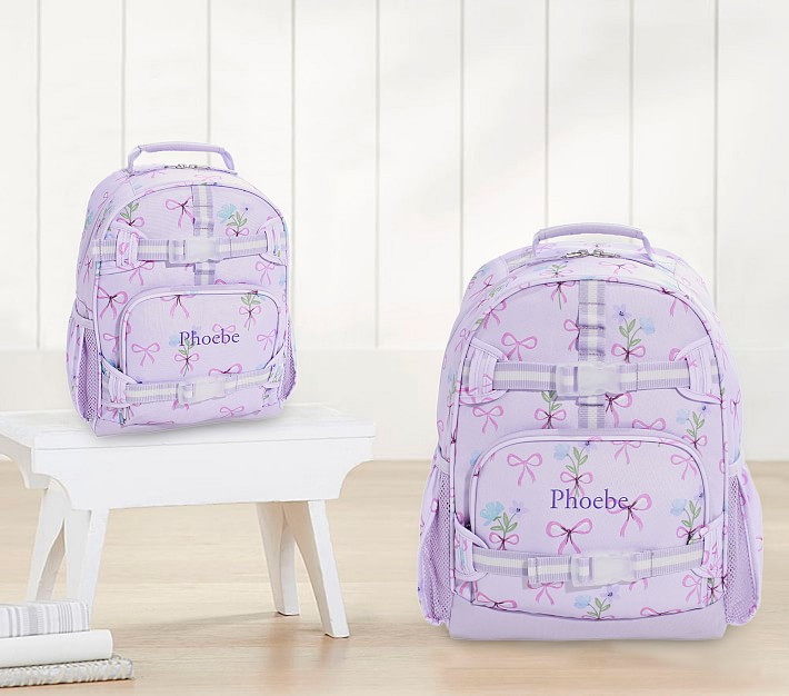 Mackenzie Lavender Pretty Bows Backpacks | Pottery Barn Kids