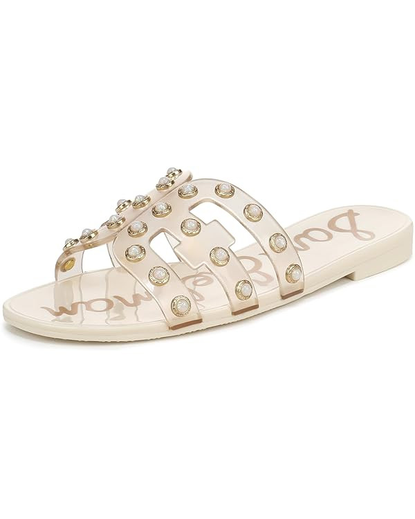 Sam Edelman Women's Bay Jelly Slides, Transparent Ivory, 7 : Amazon.ca: Clothing, Shoes & Accesso... | Amazon (CA)