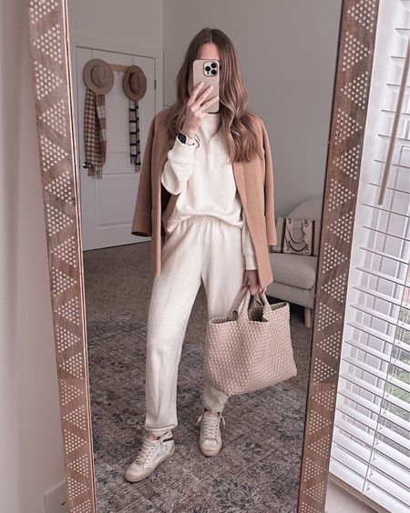 White sweatsuit with jcrew blazer is the perfect casual outfit this summer 

#LTKstyletip #LTKFind #LTKU