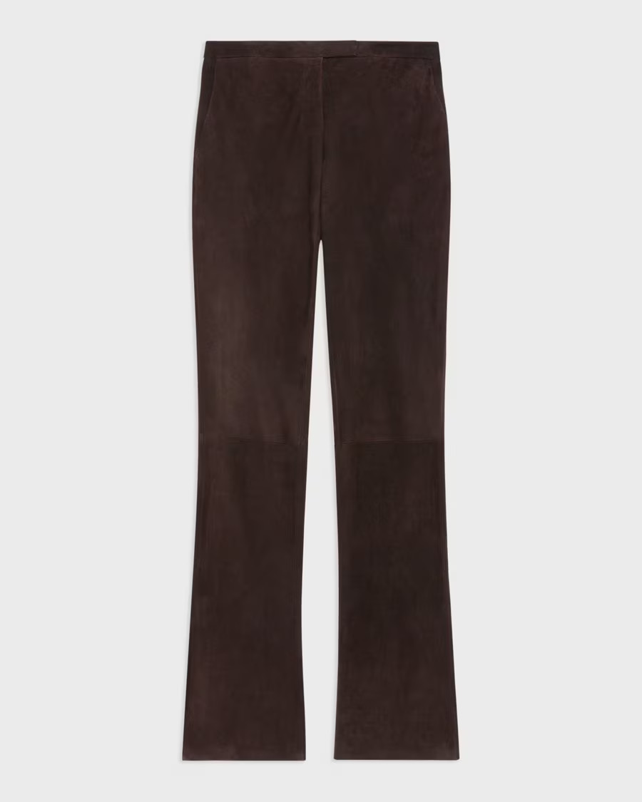 High-Waist Legging in Suede | Theory