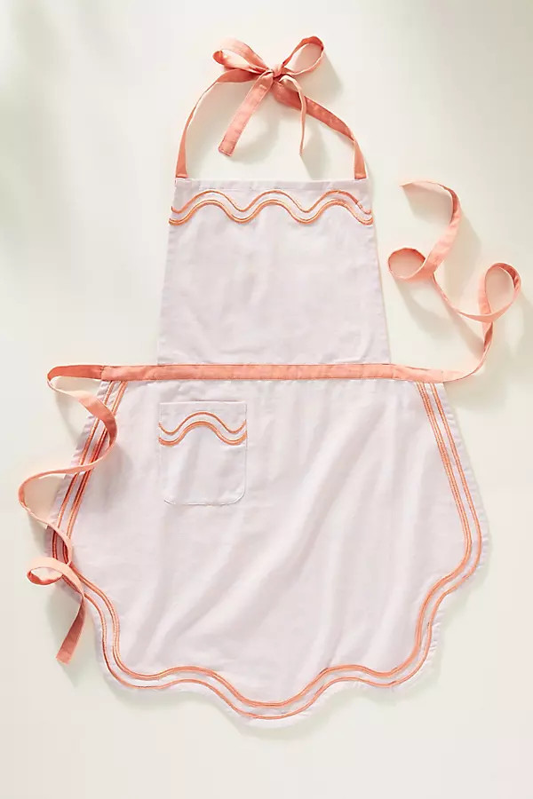Madeline Embroidered Apron | Anthropologie (US)
