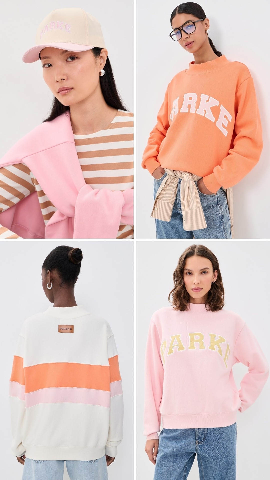 Cute new PARKE collection! 

PARKE sweatshirts, PARKE Mockneck