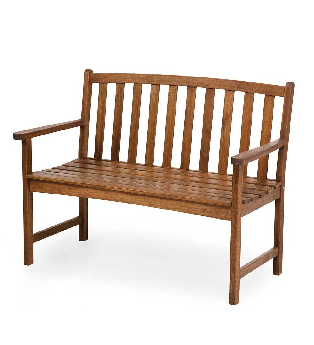 Indoor/Outdoor Eucalyptus Wood Bench | Wayfair North America