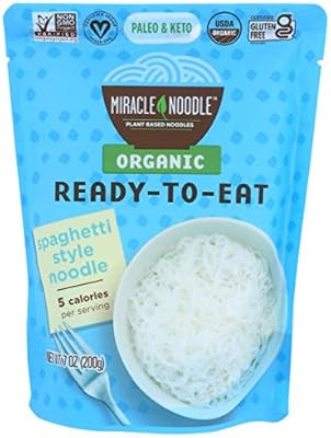 Miracle Noodle, Noodle Ready Spaghetti Style, 7 Ounce | Amazon (US)