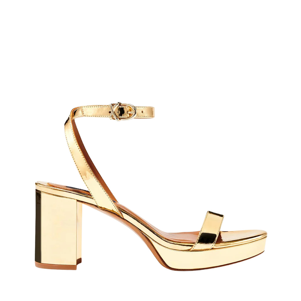 The Stella Platform in Gold Mirror | Over The Moon
