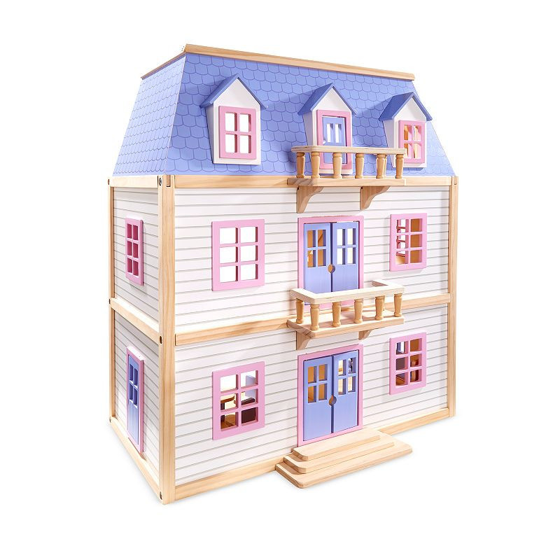 Melissa & Doug Modern Wooden Multi-Level Dollhouse | Kohl's