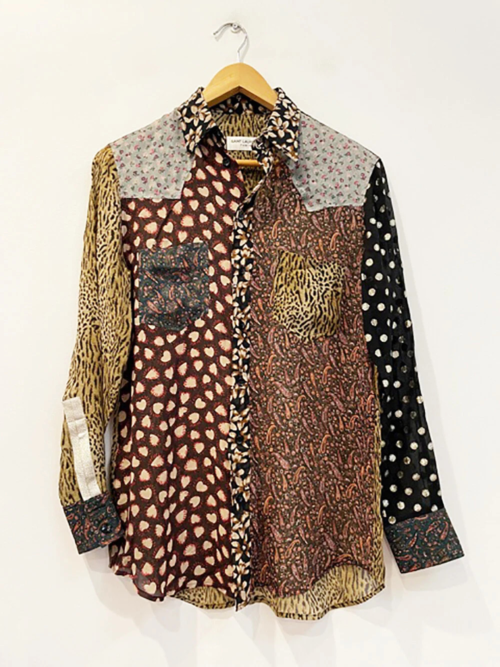 Designer Saint Laurent Size 12 40 FR Stunning Silk Worn Once Auth Women's Shirt  | eBay | eBay US