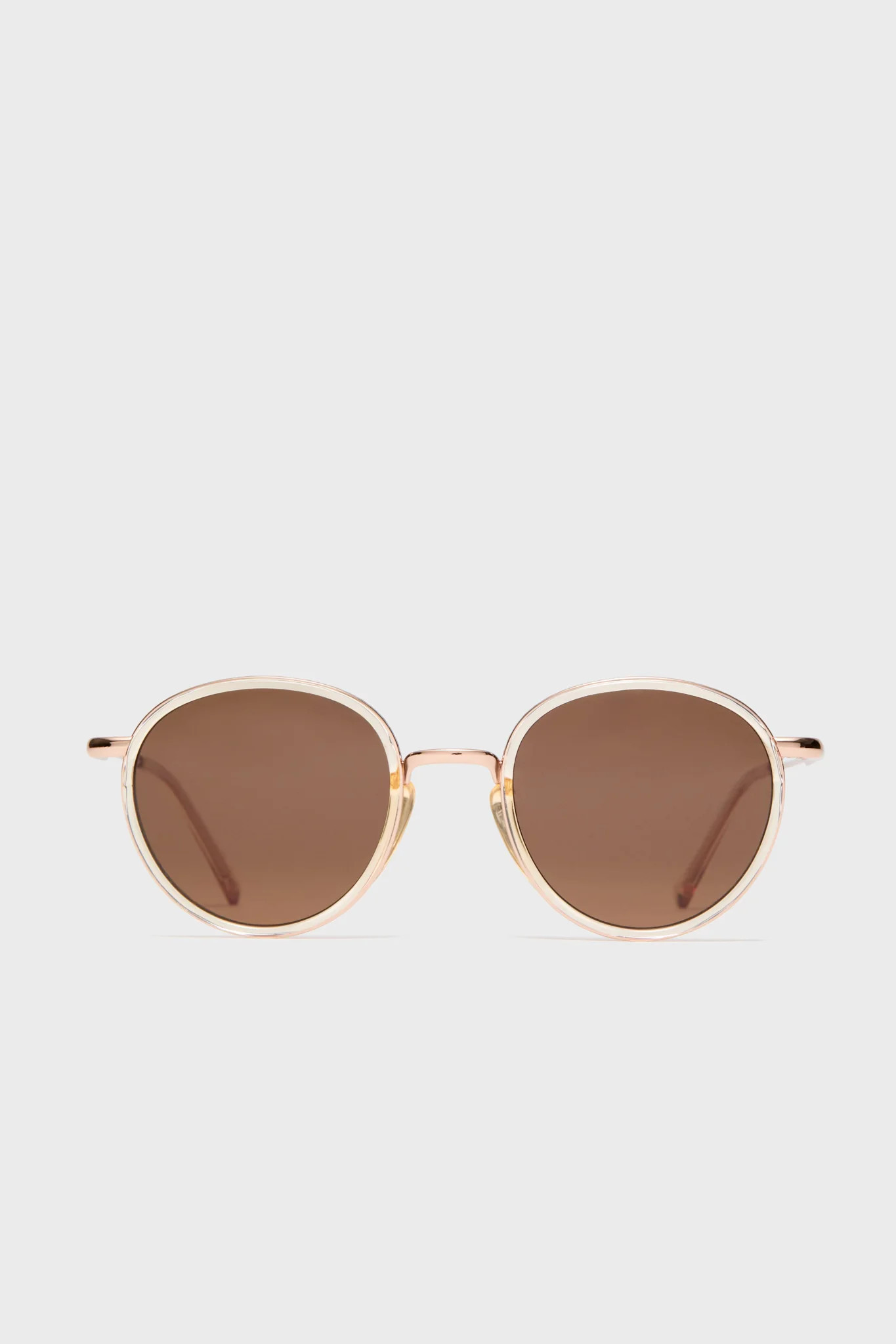 Champagne Amber Baia Polarized Sunglasses | Tuckernuck (US)