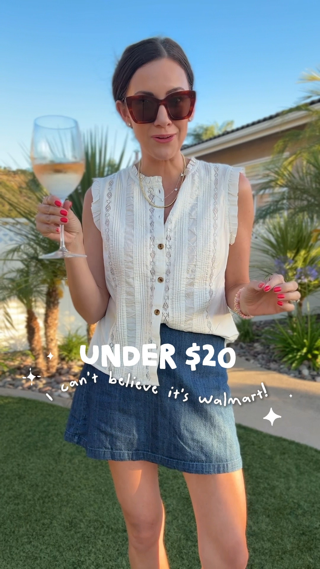 Comment DETAILS to shop🤍 this under $20 blouse is summer perfection & could pass as Anthropologie😍 wearing a medium—I think you should size up if you want the same fit! Don’t miss this skort!!

#LTKSaleAlert #LTKSeasonal #LTKootd