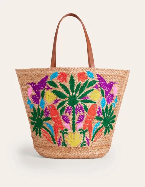 Embroidered Basket Bag | Boden (US)