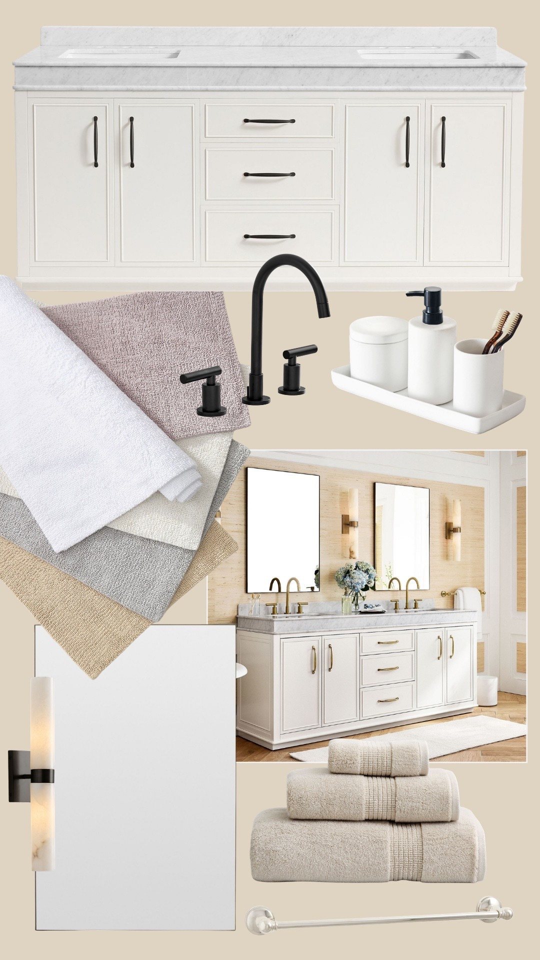 Loving this primary bathroom home design inspo!

#LTKHome