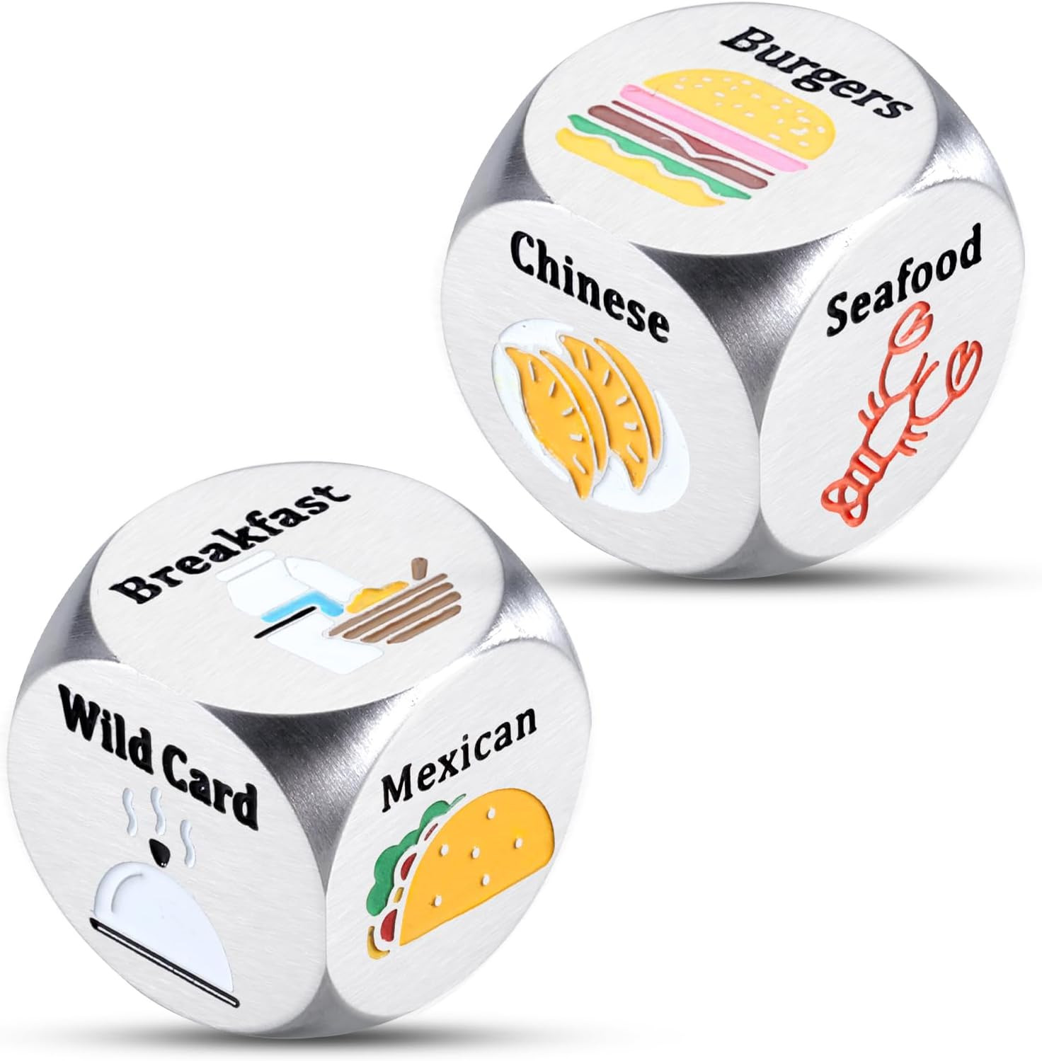 Food Dice Game Food Decision Dice Anniversary Valentines Day Gifts for Her Him Boyfriend Girlfrie... | Amazon (US)