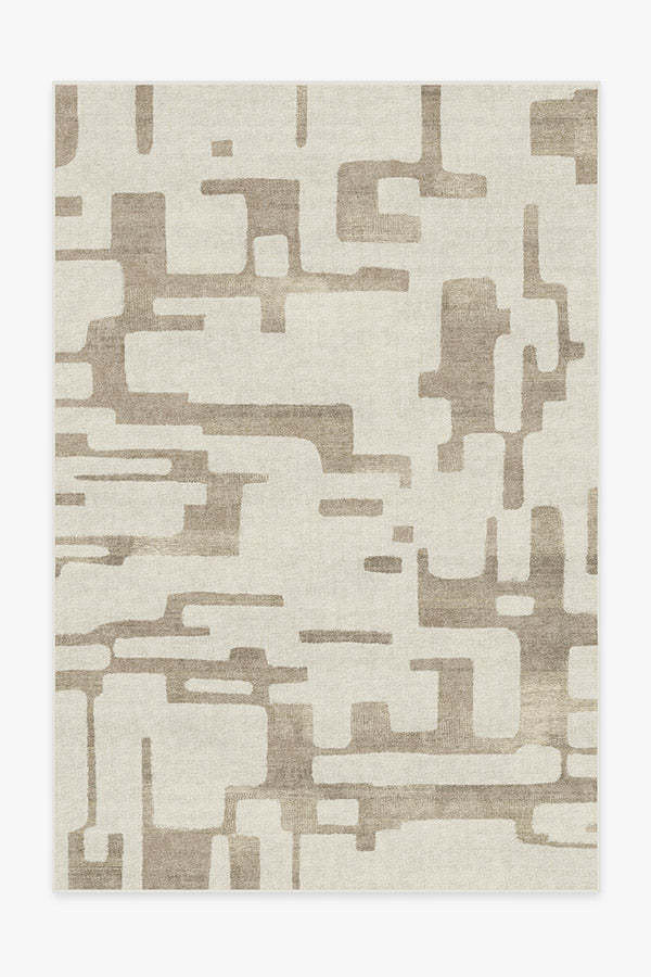 Holme Ivory & Natural Rug | Ruggable