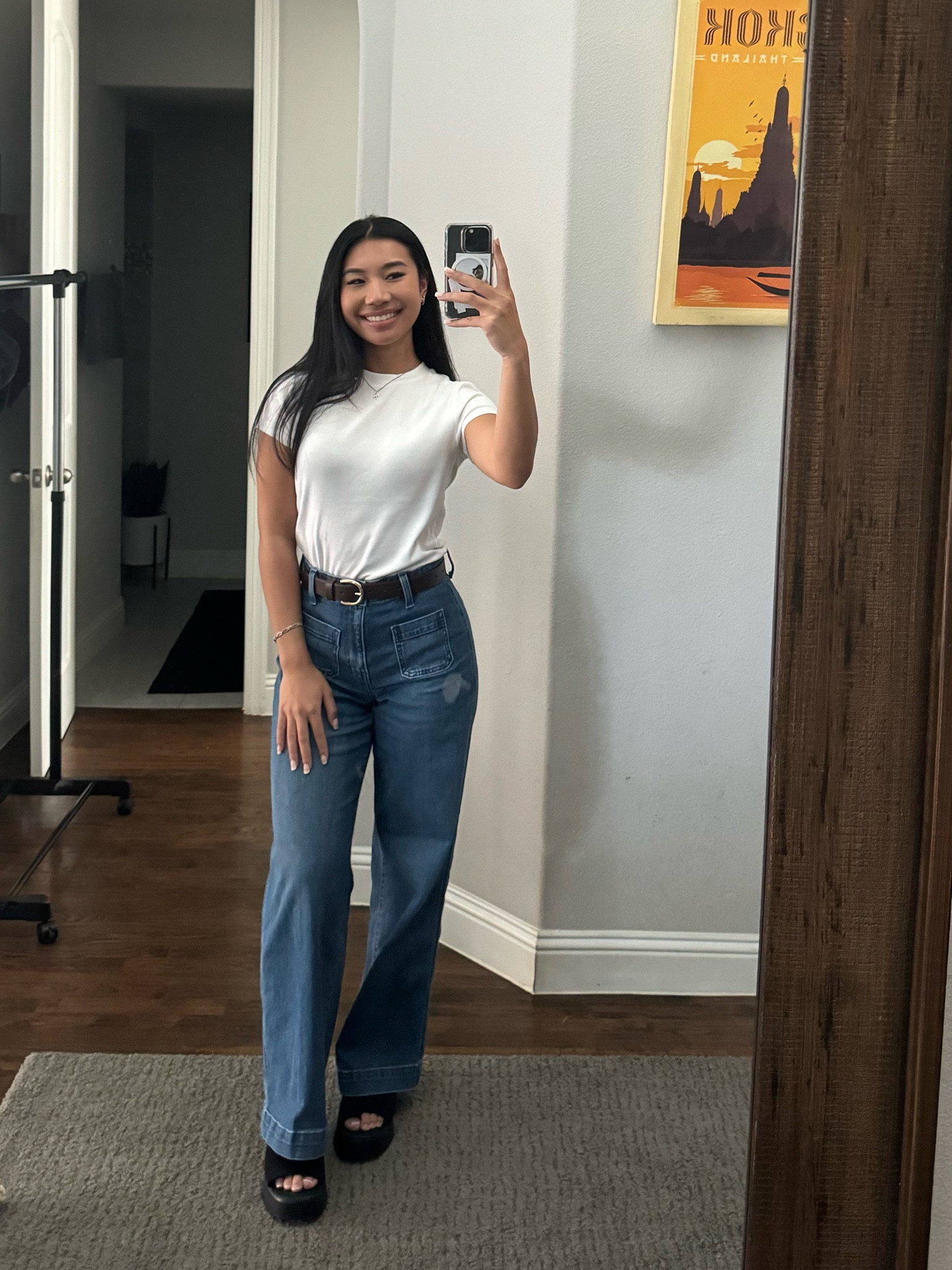 Casual Denim Outfit


summer outfits  summer style  summer fashion  denim jeans  wide leg jeans  whites solid tee  casual workwear  workwear  

#LTKSeasonal #LTKWorkwear #LTKStyleTip