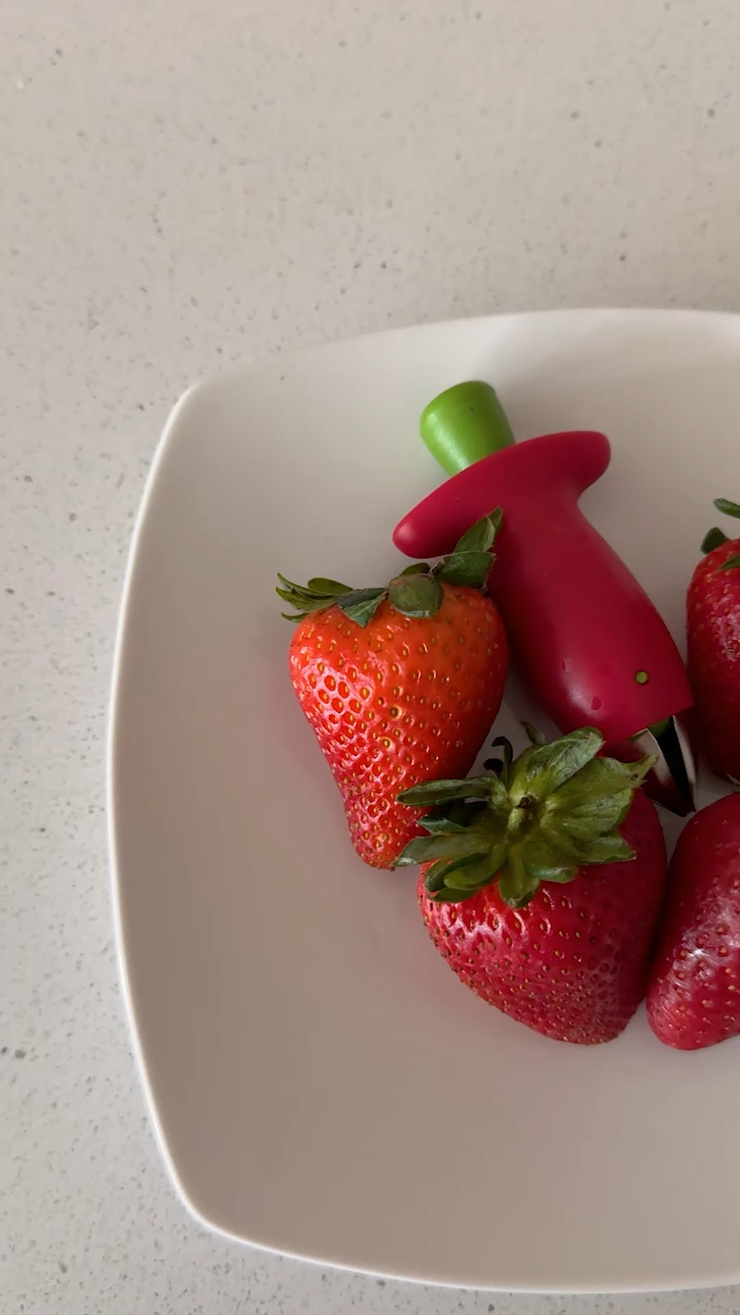 I was sick of wasting strawberries when cutting off the stems 🍓 so I got this tool! Absolute must-have!

#amazon #amazonhome #amazonfinds amazon find, kitchen gadget, strawberry tool, fruit prep, kitchen hack, amazon must have

#LTKSaleAlert #LTKfoodie #LTKHome