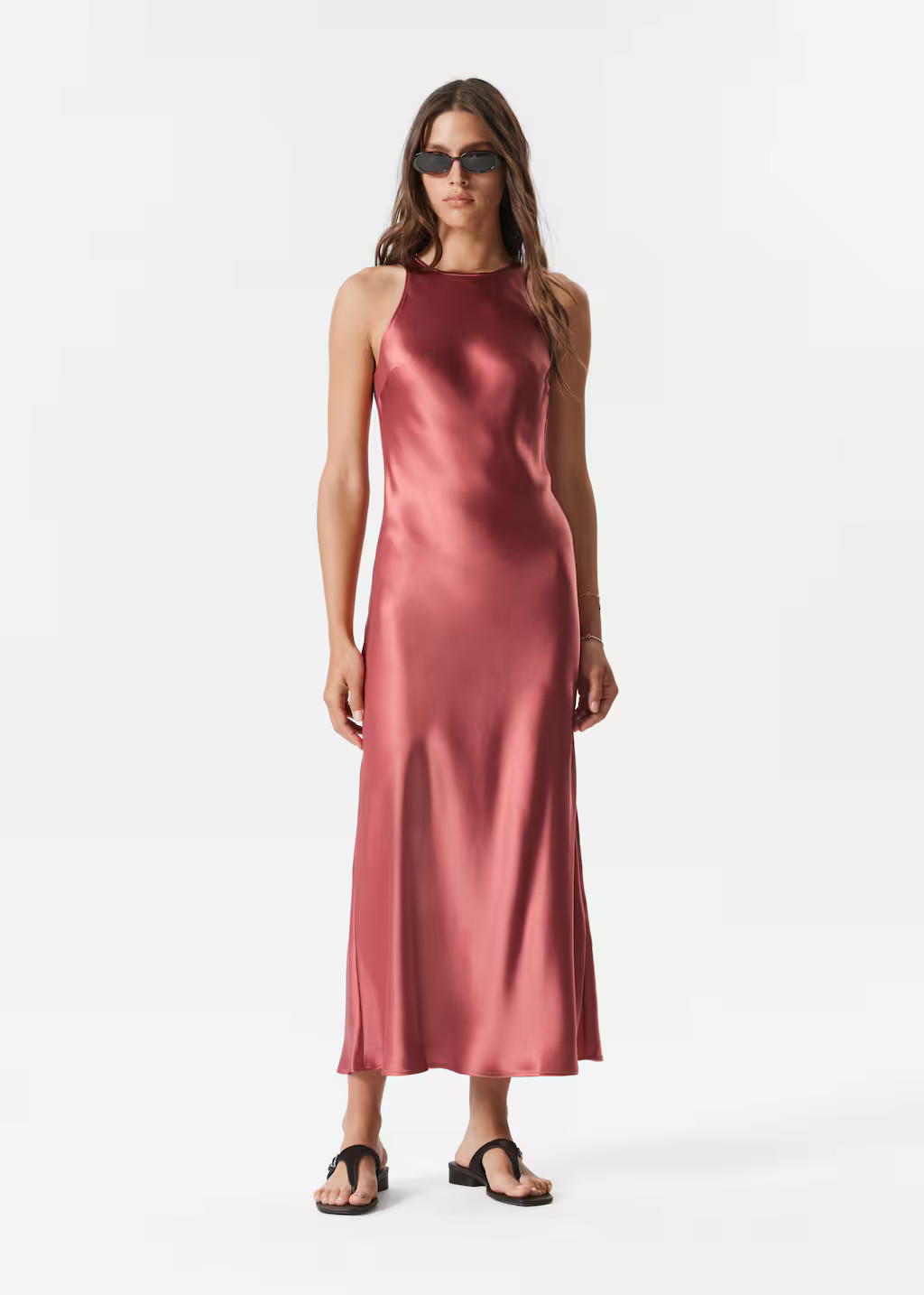 Sleeveless Satin Midi Dress | & Other Stories - US