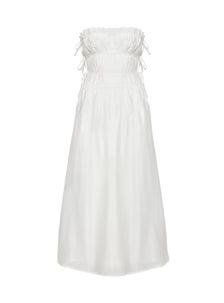 Emiliano Strapless Maxi Dress White | Princess Polly US