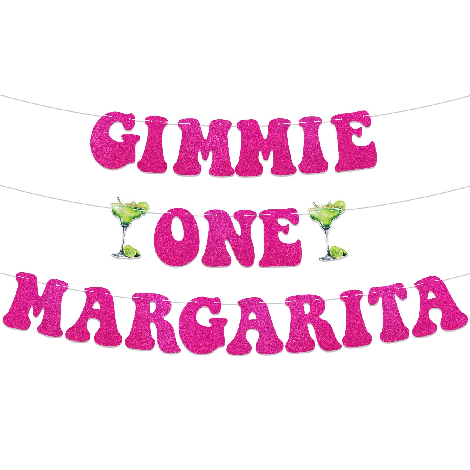 Gimmie one Margarita Banner, Margarita Bachelorette Party Theme Decorations, Margarita 21st 25th ... | Amazon (US)