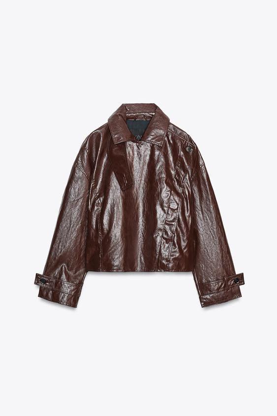 ZW COLLECTION SHINY JACKET | Zara US