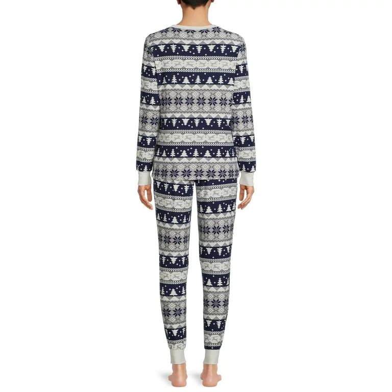 Jolly Jammies Fair Isle Stripe Matching Family Christmas Pajama Set | Walmart (US)