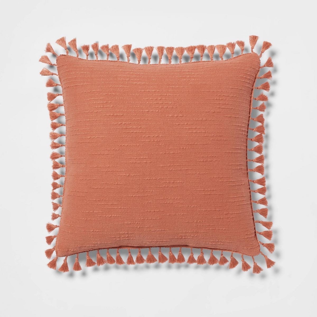 Euro Textured Slub Tassel Decorative Throw Pillow - Threshold™ | Target