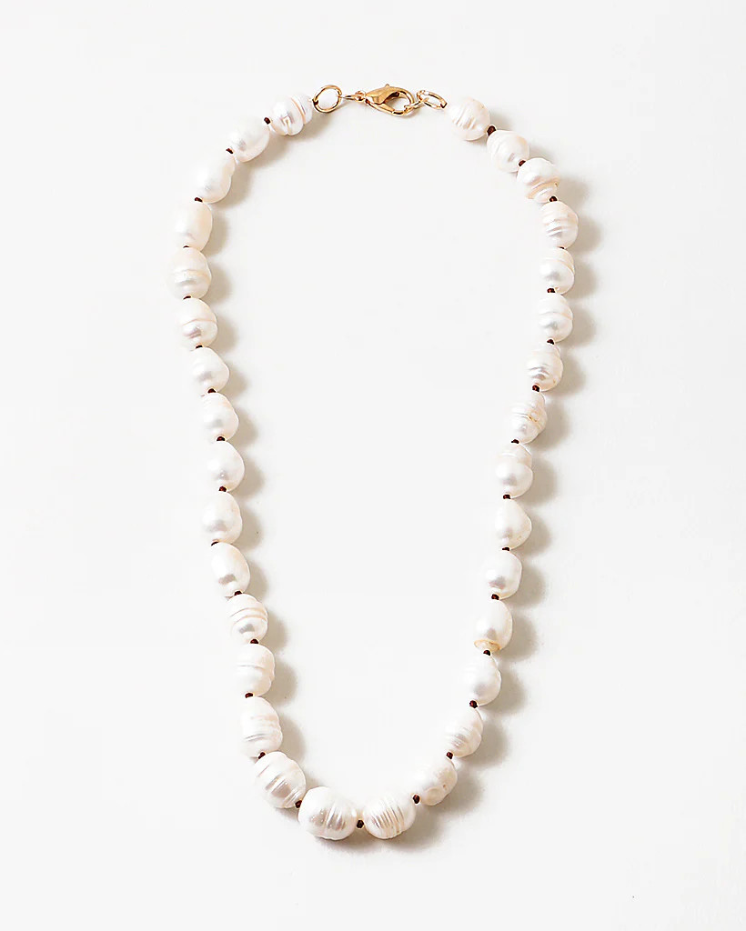 Freshwater Pearl Nourish Your Soul Knotted Necklace | Erin McDermott Jewelry
