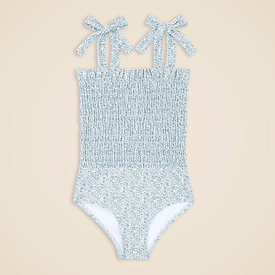 Girls' minnow™ smocked one-piece | J. Crew US