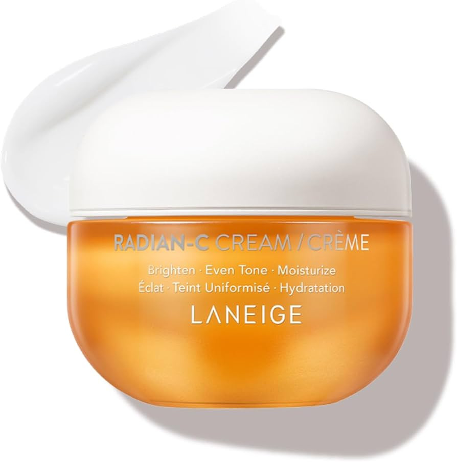 LANEIGE Radian-C Cream: Brightening Moisturizer with Vitamin C & E for Dark Spots, Dullness, & Ra... | Amazon (US)
