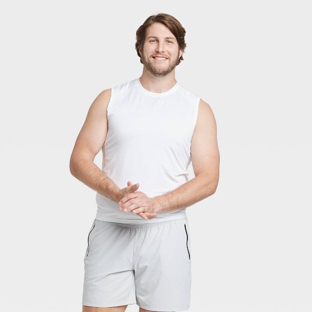 Men's Sleeveless Fitted Muscle T-Shirt - All in Motion™ | Target