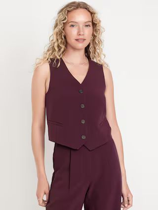 Relaxed Button-Down Vest | Old Navy (US)