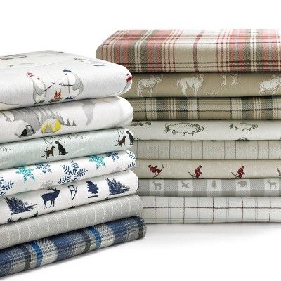 Patterned Flannel Sheet Set - Eddie Bauer | Target