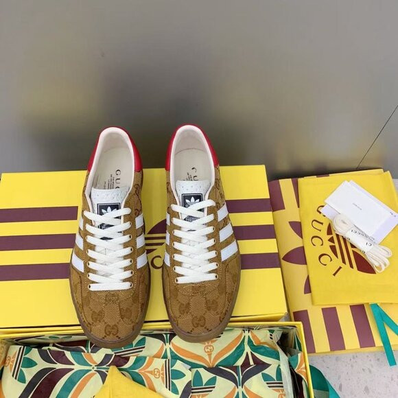 Adidas x Gucci Gazelle Sneaker Tan Monogram Wom | Poshmark