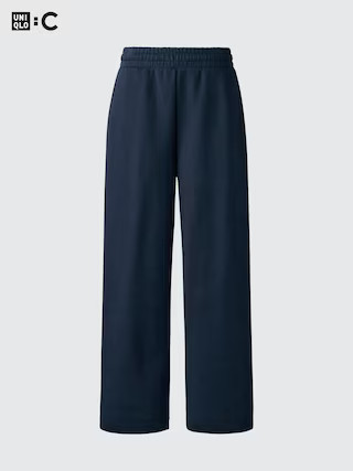 Wide Sweatpants Navy Large UNIQLO US | UNIQLO (US)