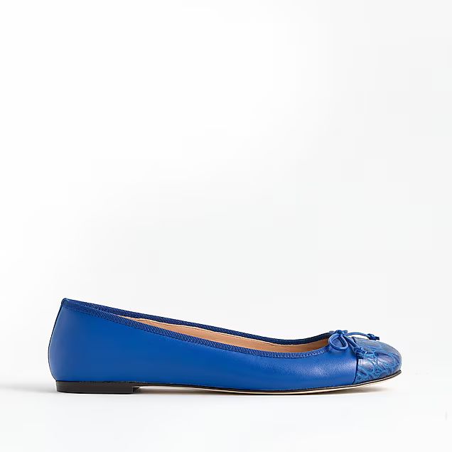 Lily cap-toe ballet flats | J.Crew US