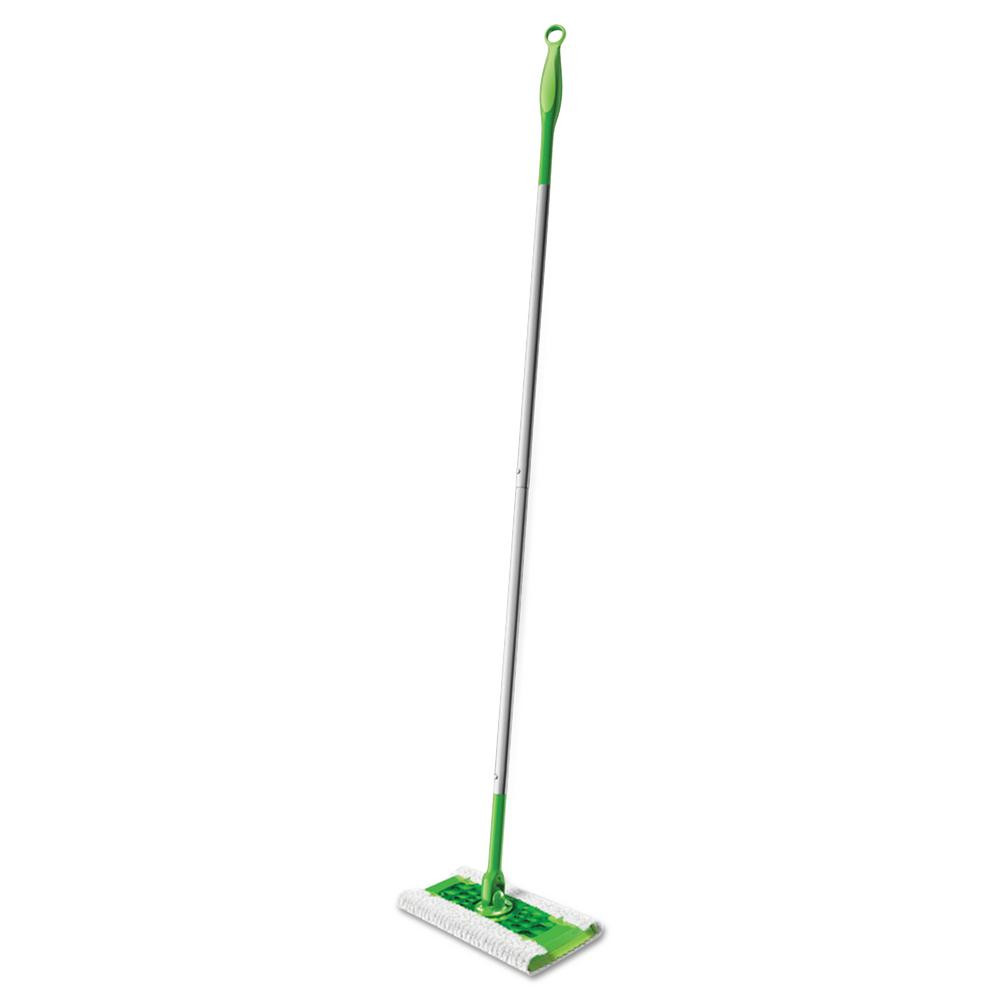 Swiffer Sweeper Dry and Wet Mop Starter Kit (Case of 3), Silver/Green | The Home Depot
