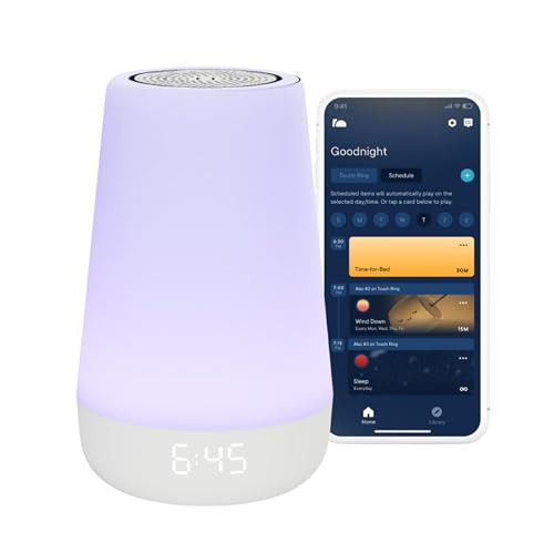 Hatch Rest Baby Sound Machine, Night Light | 2nd Gen | Registry Essential, Sleep Trainer, Routine Builder, Time-to-Rise Alarm Clock, White Noise Soother, Nursery Stories, Toddler Kids Bedroom (Wi-Fi) | Amazon (US)