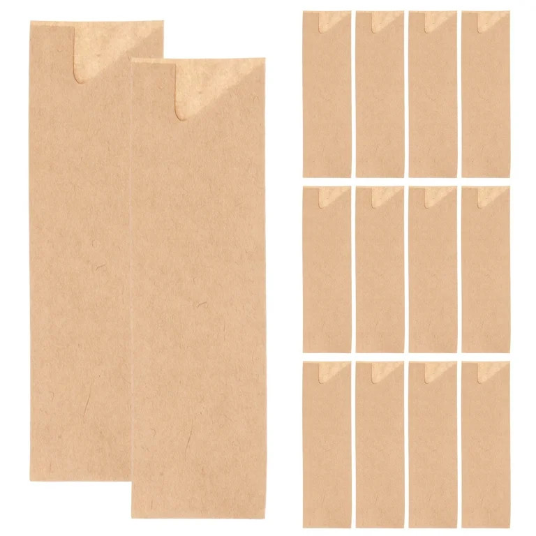 BERTDOMD Kraft Paper Silverware Bags 200pcs Disposable Flatware Sleeves Oil-Resistant Cutlery Hol... | Walmart (US)