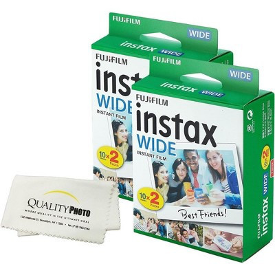 Fujifilm instax Wide Instant Film 4 Pack (40 Exposures) for use with Fujifilm instax Wide 300, 200, and 210 cameras | Target