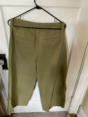 Women's pants, A New Day olive green size 16 wide leg crop new with tags | eBay US