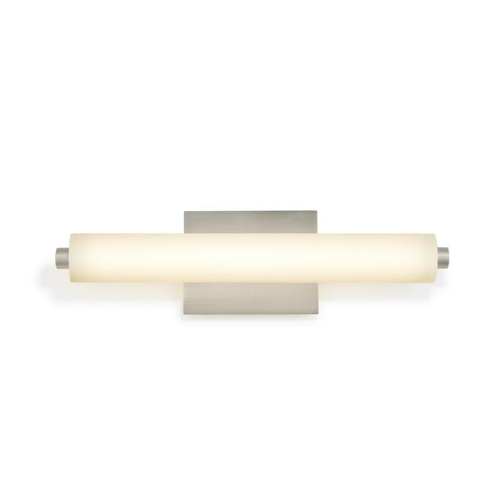 Ronan 20" Linen Glass LED Vanity Light, Aged Brass | Lights.com