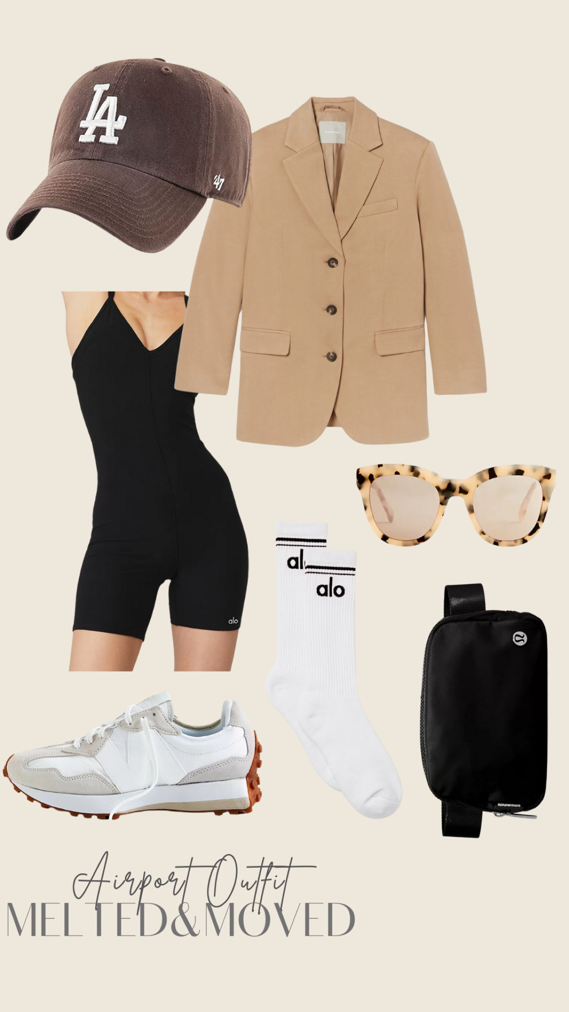 Airport Travel Outfit - casual style, athleisure, travel look 

#LTKunder100 #LTKtravel #LTKstyletip