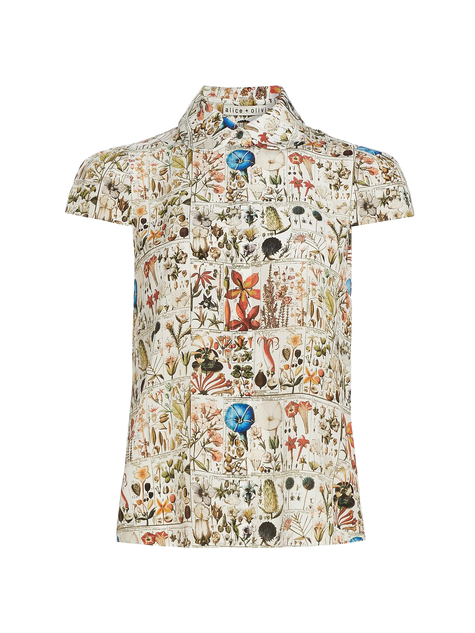 Joy Illustrated Silk Blouse | Saks Fifth Avenue