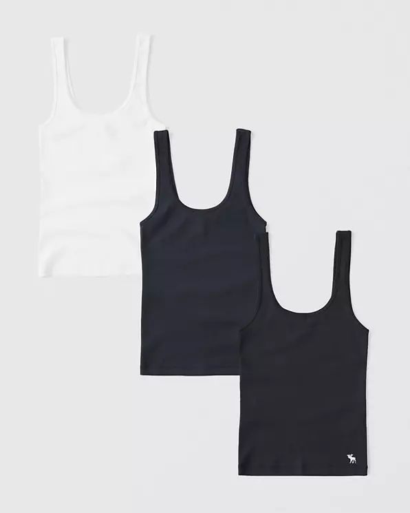 3-Pack Icon Boyfriend Tank | Abercrombie & Fitch US & UK