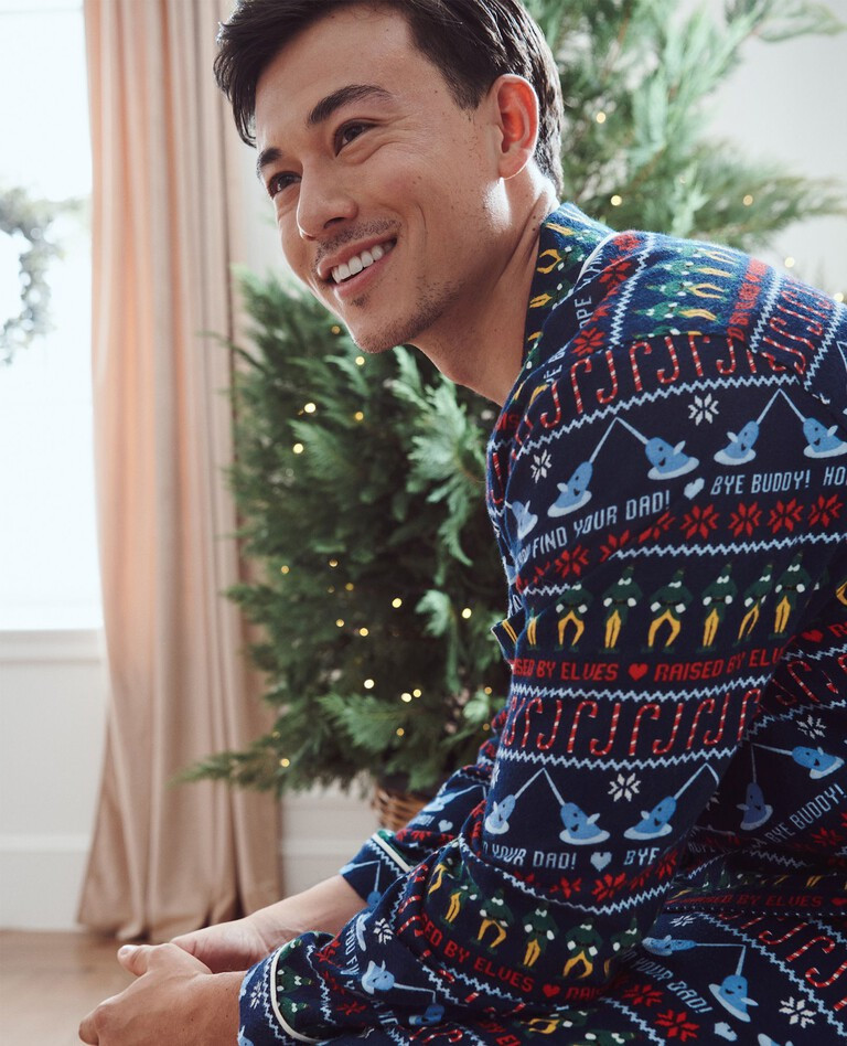 Adult Warner Bros™ Discovery Elf Flannel Pajama Top | Hanna Andersson