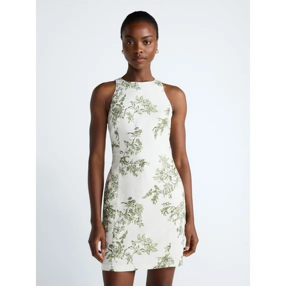 Scoop Women's and Women’s Plus Tie Back Mini Dress, Sizes 0-26W | Walmart (US)