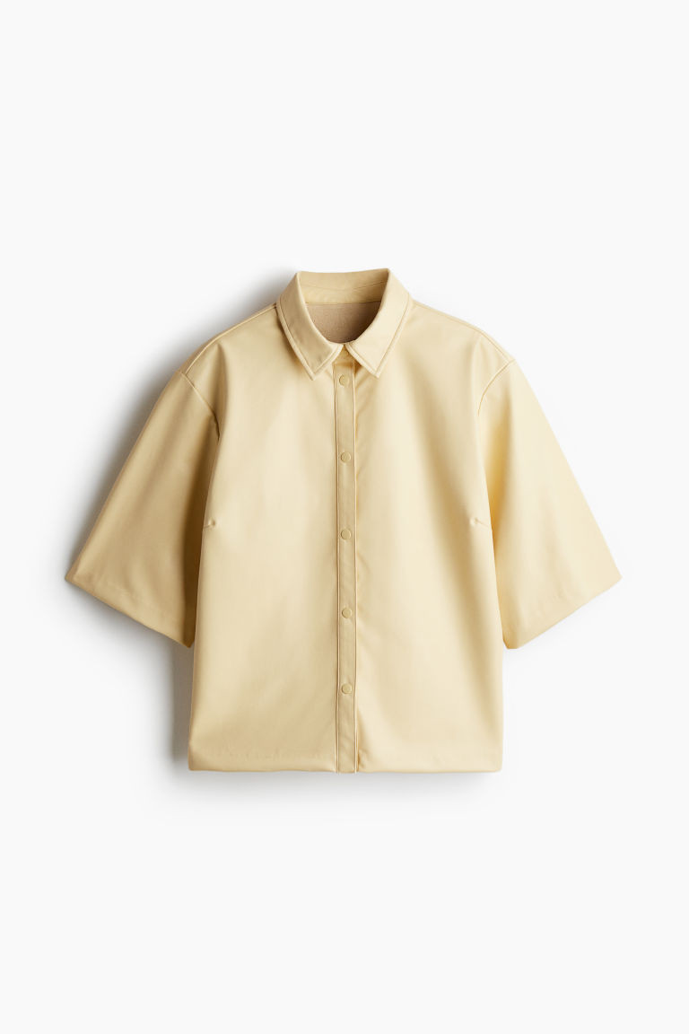 Short-Sleeved Coated Shirt | H&M (US + CA)