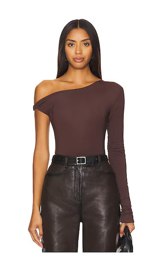 Moro Bodysuit in Brown | Revolve Clothing (Global)